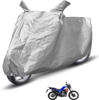Auto Hub Waterproof Two Wheeler Cover for Hero(Xpulse 200T, Silver)