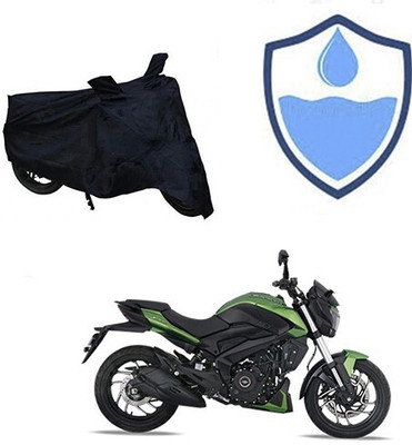 DeepShakshi AUTOMOTIVE Waterproof Two Wheeler Cover for Bajaj(Dominar, Black)