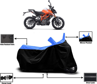 Amexride Two Wheeler Cover for KTM(125 Duke BS6, Multicolor)