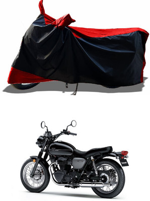 AESTRYD Two Wheeler Cover for Kawasaki(W800 BS6, Red)