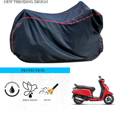 SnehaSales Waterproof Two Wheeler Cover for Hero(Destini 125, Black)