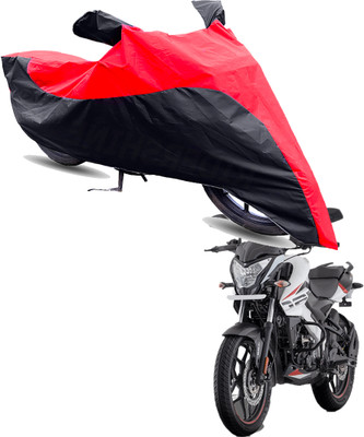 Motodreka Two Wheeler Cover for Bajaj(Pulsar 160 NS DTS-i, Red, Black)