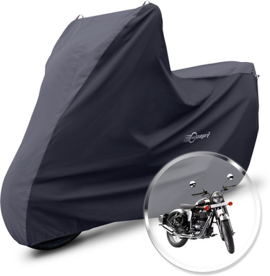 Neodrift Two Wheeler Cover for Royal Enfield(Classic Chrome, Grey, Black)