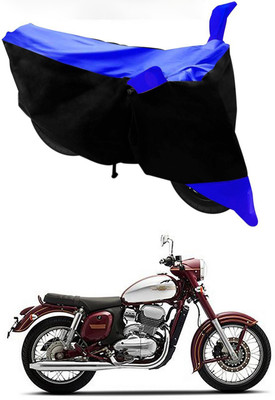Mdstar Waterproof Two Wheeler Cover for JAWA(Jawa, Blue, Black)