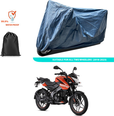 GOSHIV-car and bike accessories Waterproof Two Wheeler Cover for Bajaj(Blue)
