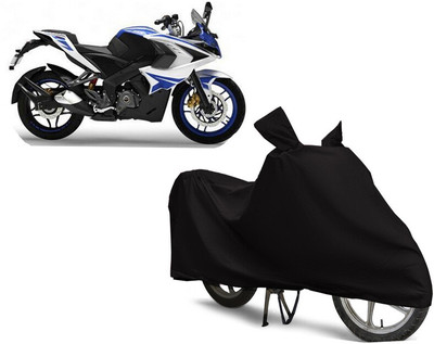 EGAL Waterproof Two Wheeler Cover for Bajaj(Pulsar RS200 BS6, Black)