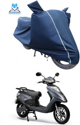 AutoTiger Two Wheeler Cover for Ampere(V 48, Blue)