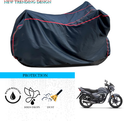 ANTHUB Waterproof Two Wheeler Cover for Honda(CB Shine, Black)