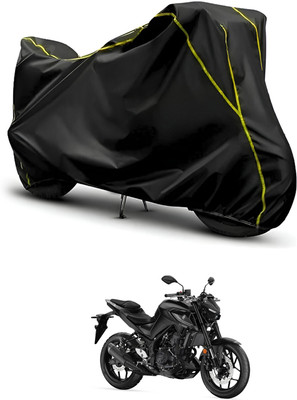 CODOKI Waterproof Two Wheeler Cover for Yamaha(MT 03, Black, Black)