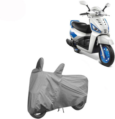 DeepShakshi AUTOMOTIVE Waterproof Two Wheeler Cover for Mahindra(Gusto, Grey)