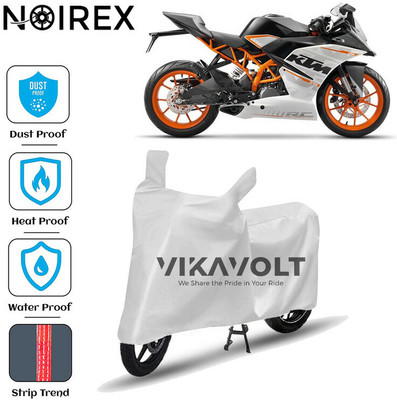 NOIREX Waterproof Two Wheeler Cover for KTM(RC 390, Silver)