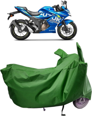 Amexride Two Wheeler Cover for Suzuki(Gixxer SF 250, Maroon)
