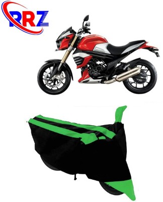 RRZ Waterproof Two Wheeler Cover for Mahindra(MOJO XT 300, Black, Green)