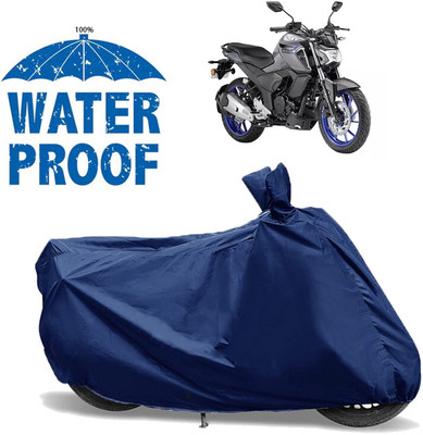 OliverX Waterproof Two Wheeler Cover for Yamaha(FZS-FI V3 BS6, Blue)