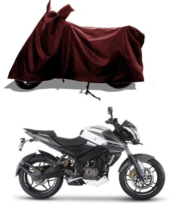 GROFATIK Two Wheeler Cover for Bajaj(Pulsar 200NS FI BS6, Maroon)