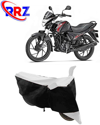RRZ Waterproof Two Wheeler Cover for Suzuki(Sling, Black, White)