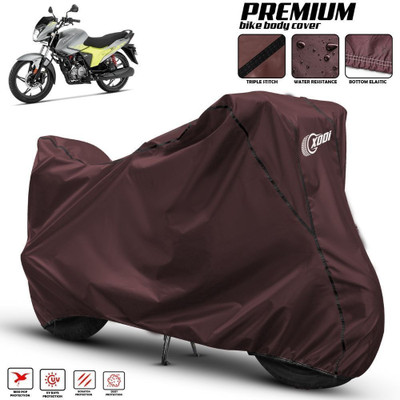 xodi Waterproof Two Wheeler Cover for Hero(Glamour, Maroon, Black)