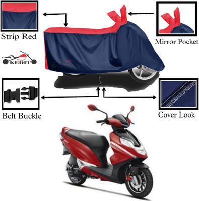 KEDIT Two Wheeler Cover for Hero(Dare, Red, Blue)