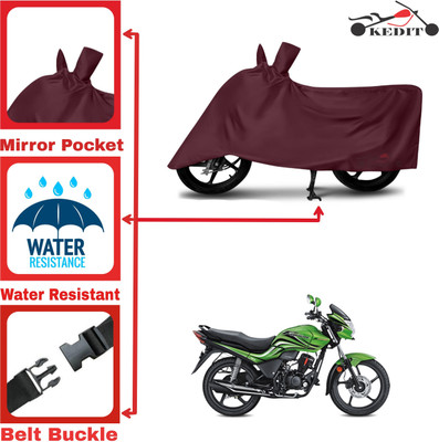 KEDIT Two Wheeler Cover for Hero(Passion Xpro, Maroon)