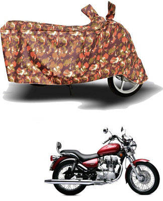 DeepShakshi AUTOMOTIVE Waterproof Two Wheeler Cover for Royal Enfield(Twin spark, Red)