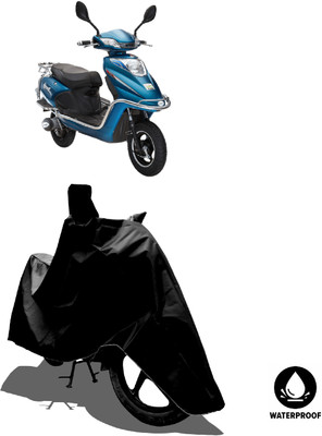 Amexride Waterproof Two Wheeler Cover for Tunwal(Sport 63 48V, Black)
