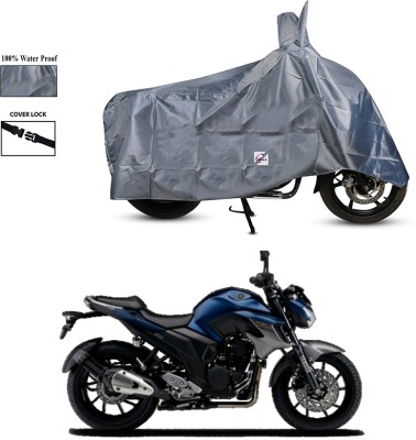 EGAL Waterproof Two Wheeler Cover for Yamaha(FZ25 BS6, Grey)