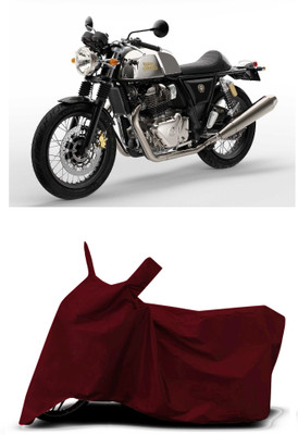 VESMEI Two Wheeler Cover for Royal Enfield(Continental GT 650, Red)