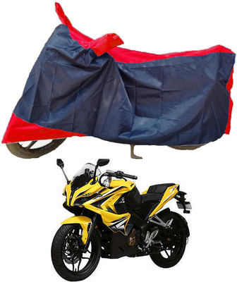 Mdstar Waterproof Two Wheeler Cover for Bajaj(Pulsar 200, Red, Blue)