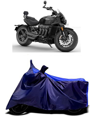 VESMEI Two Wheeler Cover for Triumph(Rocket III, Blue)