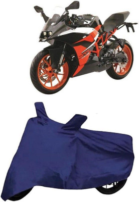 DeepShakshi AUTOMOTIVE Waterproof Two Wheeler Cover for KTM(RC 200, Blue)