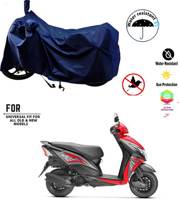 smwzxyu Waterproof Two Wheeler Cover for Honda(Dio, Blue)