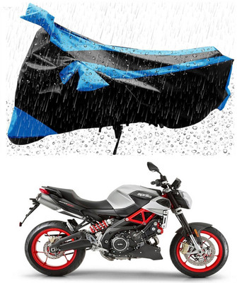 Mdstar Waterproof Two Wheeler Cover for Aprilia(Shiver 900, Blue, Black)