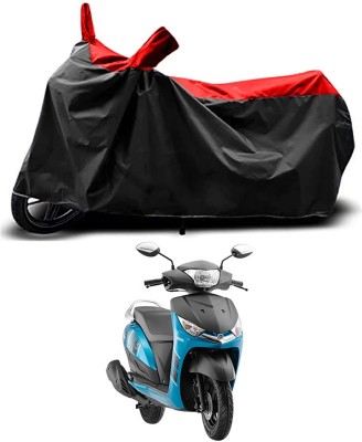 MMSSTAR Waterproof Two Wheeler Cover for Yamaha(Alpha BS6 BS6, Red)