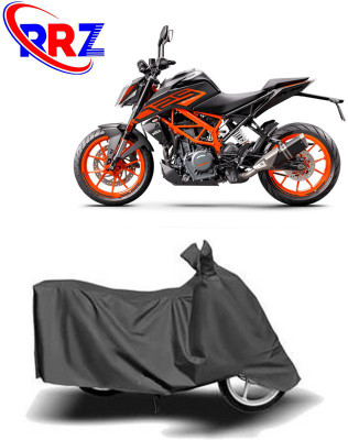 RRZ Waterproof Two Wheeler Cover for KTM(250 Duke, Grey)