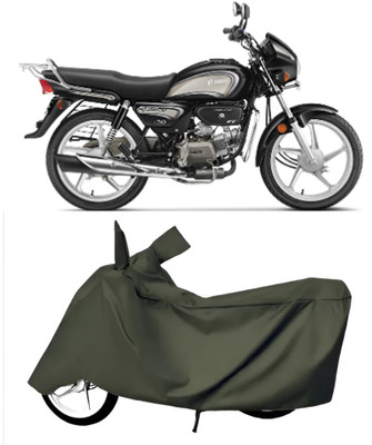 BbcMart Waterproof Two Wheeler Cover for Hero(Splendor Plus, Green)