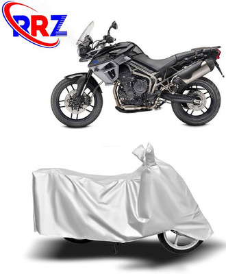RRZ Waterproof Two Wheeler Cover for Triumph(Tiger 800 XR, White)
