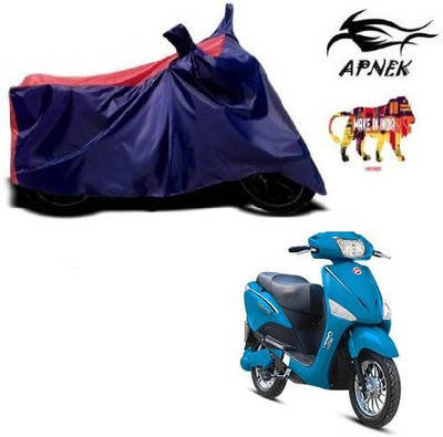 DeepShakshi AUTOMOTIVE Waterproof Two Wheeler Cover for Hero(Electric, Blue, Red)