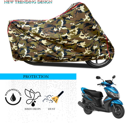 ANTHUB Waterproof Two Wheeler Cover for Yamaha(Ray Z, Multicolor)