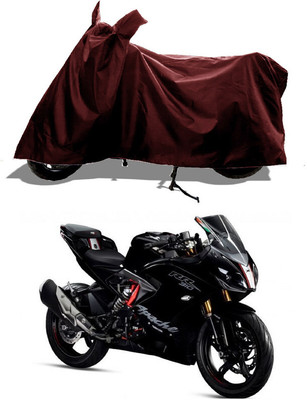 GROFATIK Two Wheeler Cover for TVS(Apache RTR 310, Maroon)