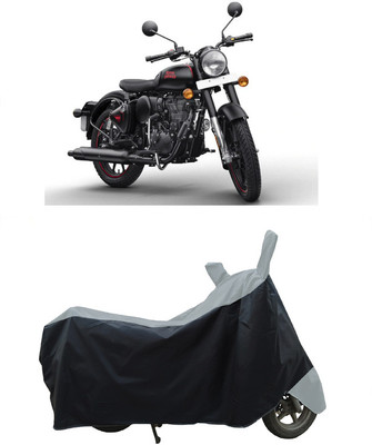 Coxtor Waterproof Two Wheeler Cover for Royal Enfield(350 BS6, Grey)