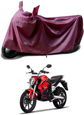 APNEK Waterproof Two Wheeler Cover for Revolt(RV 400, Maroon)
