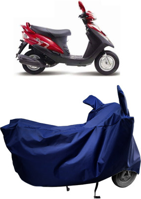 Amexride Two Wheeler Cover for Mahindra(Flyte, Blue)