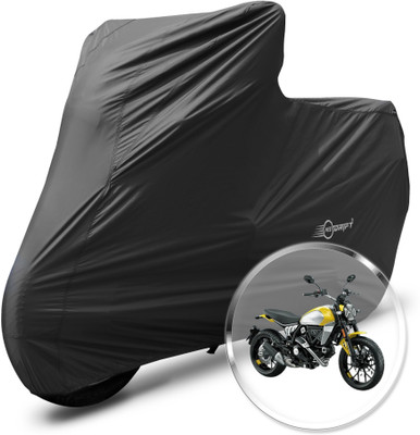 Neodrift Two Wheeler Cover for Ducati(Scrambler Icon, Black)