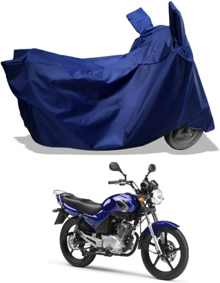 Amexride Two Wheeler Cover for Yamaha(YBR 125, Blue)