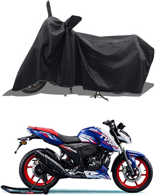KEDIT Two Wheeler Cover for TVS(Apache RTR 165 RP, Black)