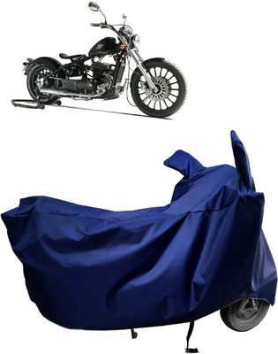 Amexride Two Wheeler Cover for Royal Enfield(Bobber 350, Blue)