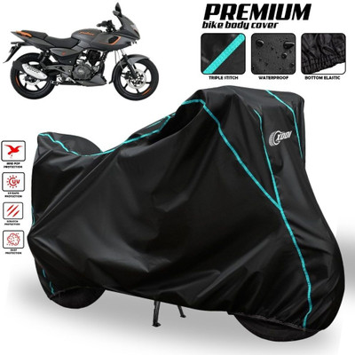 xodi Two Wheeler Cover for Bajaj(Pulsar 180F BS6, Black, Blue, Multicolor)