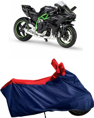 APNEK Waterproof Two Wheeler Cover for Kawasaki(Ninja H2, Blue, Red)