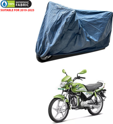 PAGORA Waterproof Two Wheeler Cover for Hero(HF Deluxe Eco, Blue)