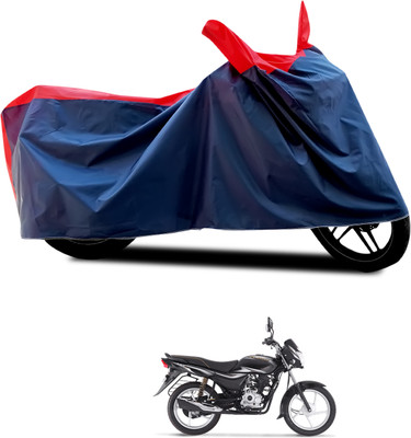 CODOKI Waterproof Two Wheeler Cover for Bajaj(Platina 100, Black, Red)